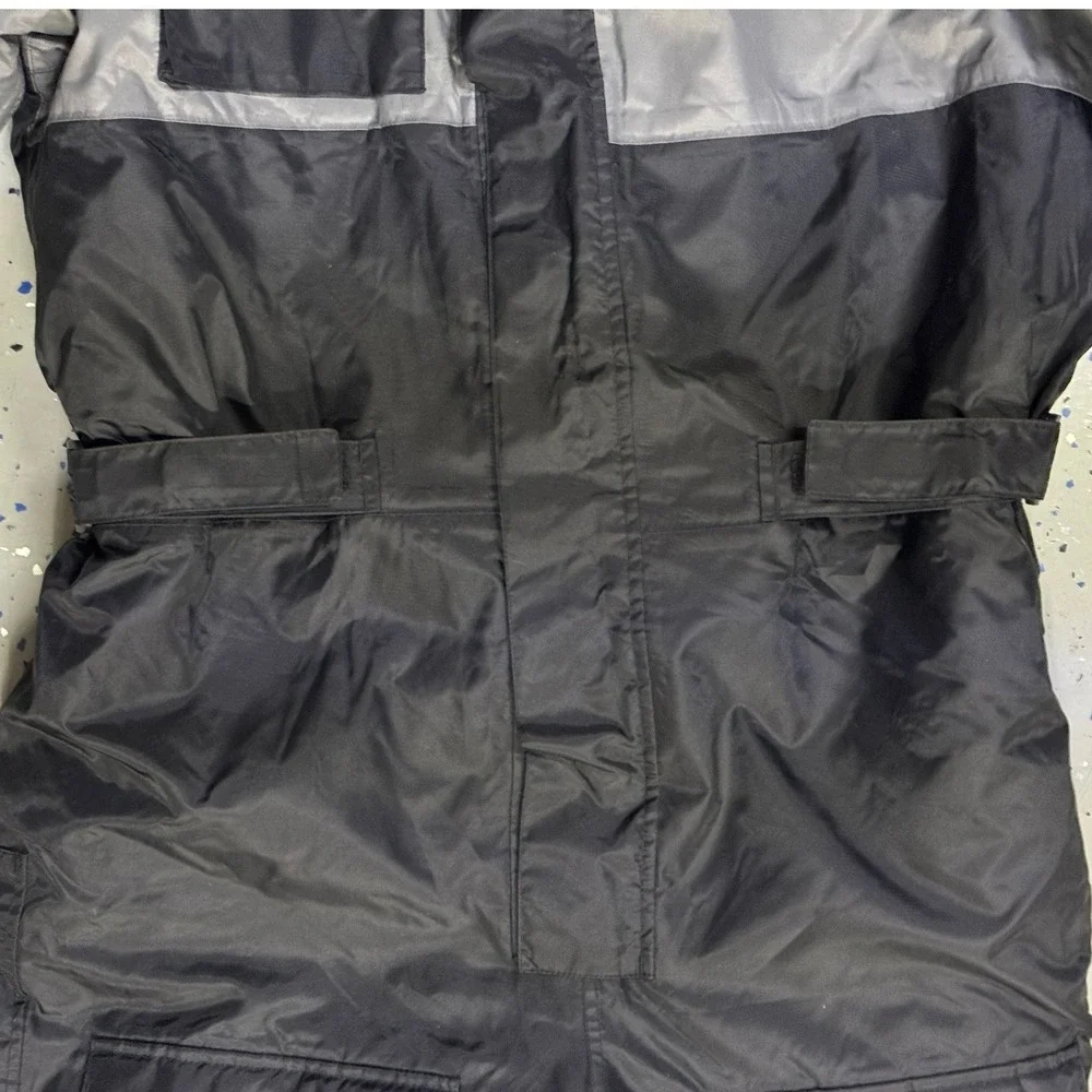 Firstgear Hypertex Motorcycle Riding Suit One Piece Coveralls Black‎ Gray Mens L